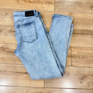 Pacsun Slim Fit‎ Light Wash Active Stretch Jeans Mens 32x32 Made in Vietnam